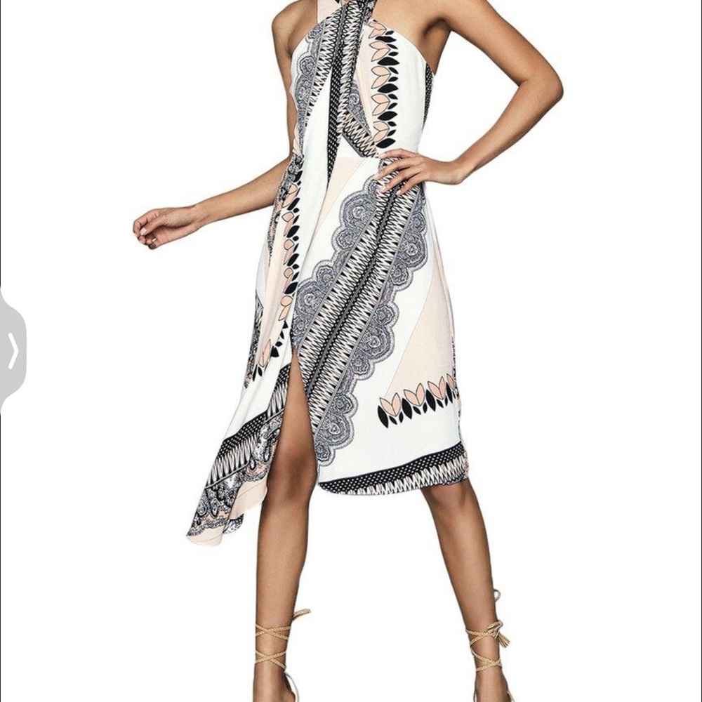 Reiss Hope Scarf Print Dress